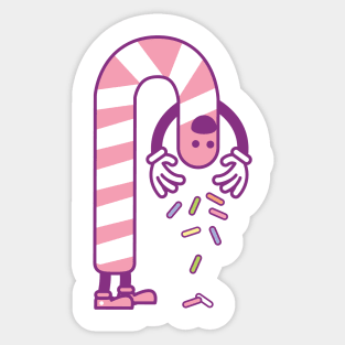 Candy Cane Sticker